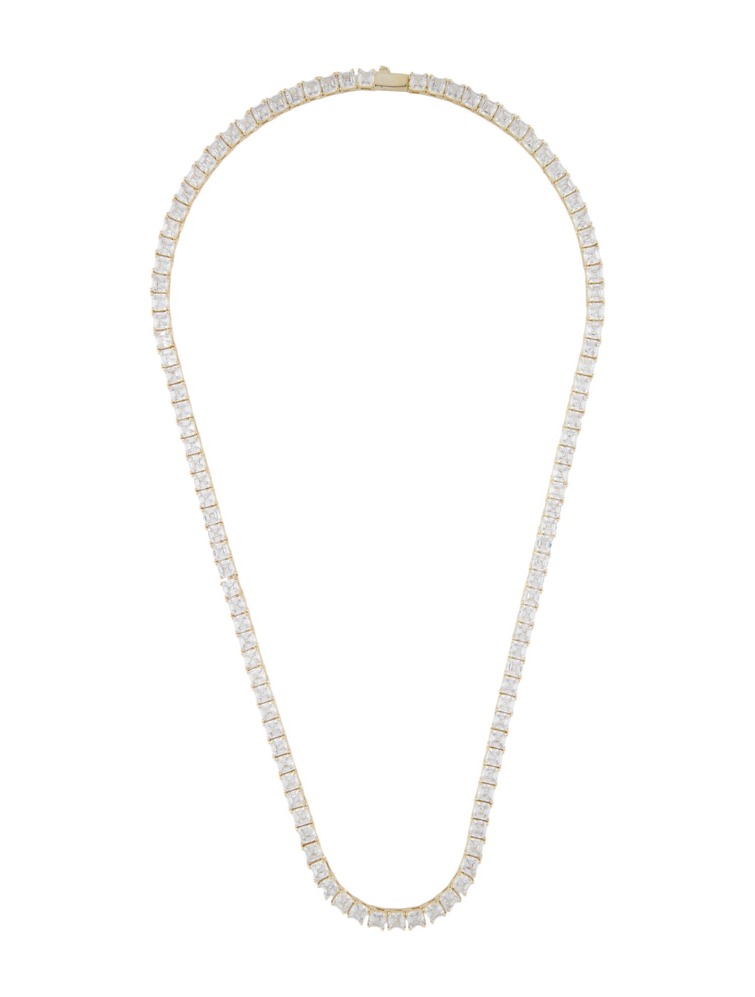 Melinda Maria Crystal Lil Queens Tennis Necklace