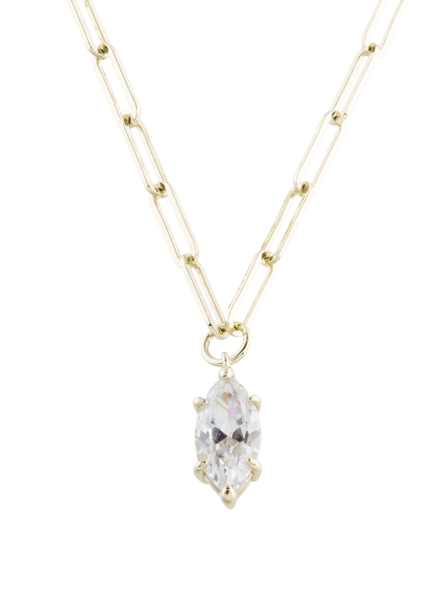 Melinda Maria Baby Samantha Marquise Necklace