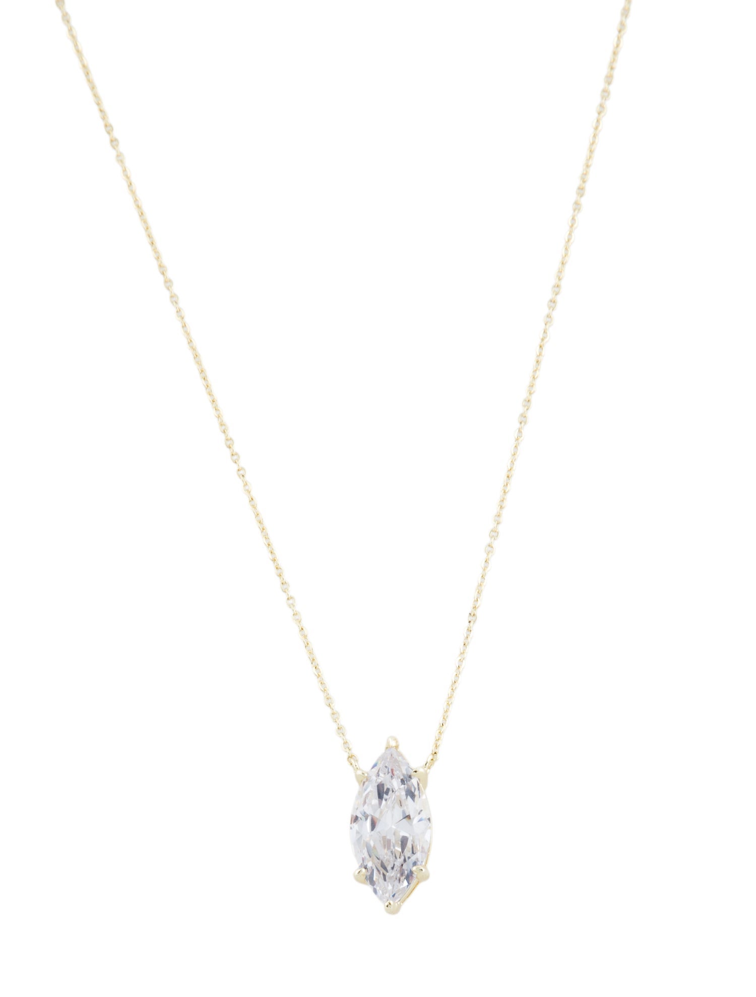 Melinda Maria Crystal Marquee Pendant Necklace