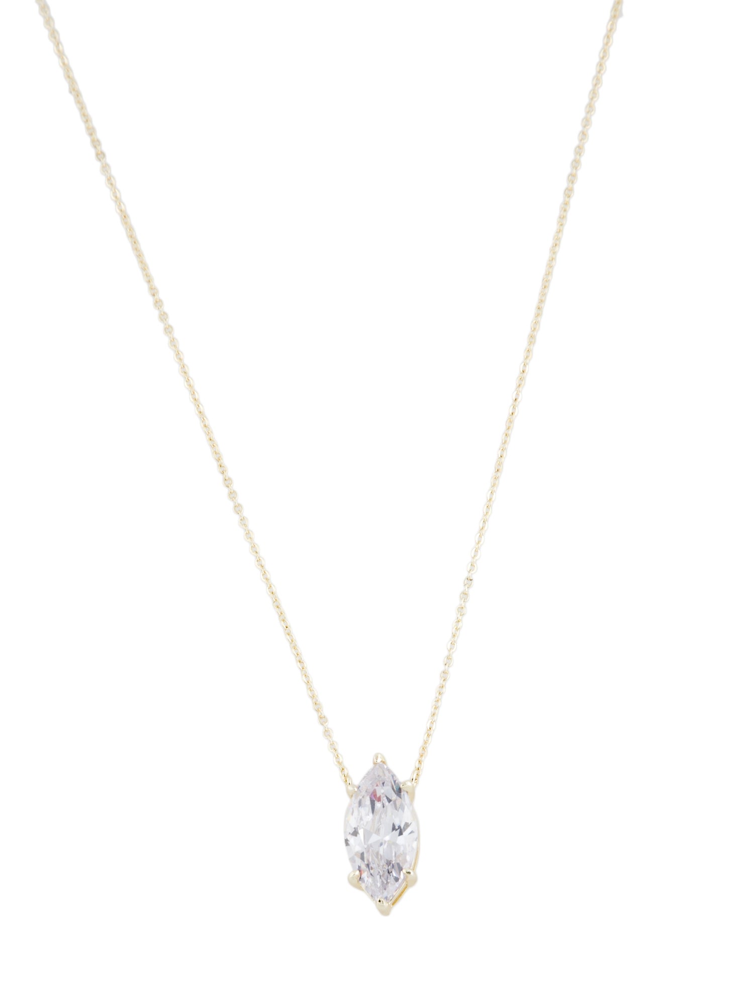 Melinda Maria Crystal Marquee Pendant Necklace