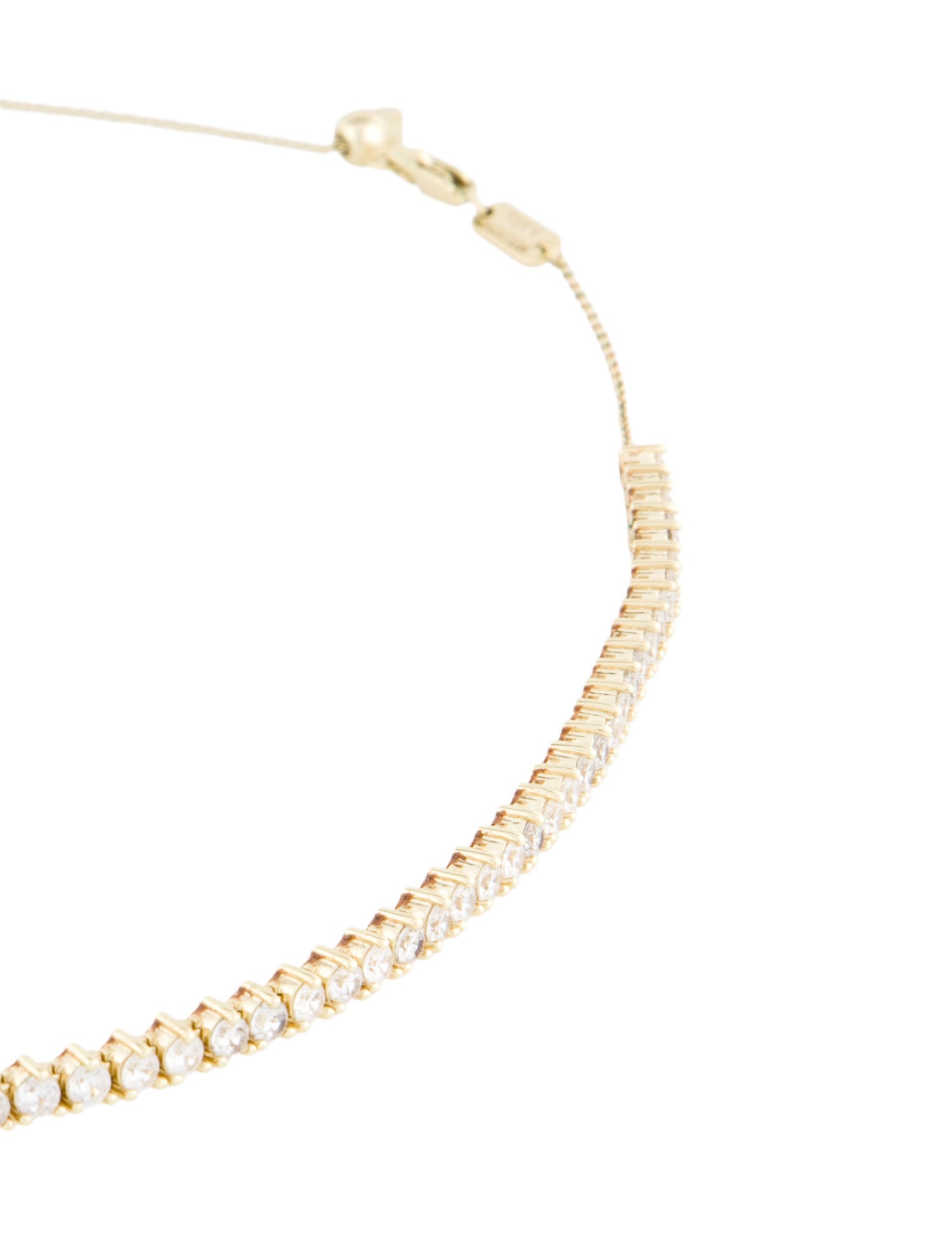 Melinda Maria Crystal Adjustable Collar Necklace