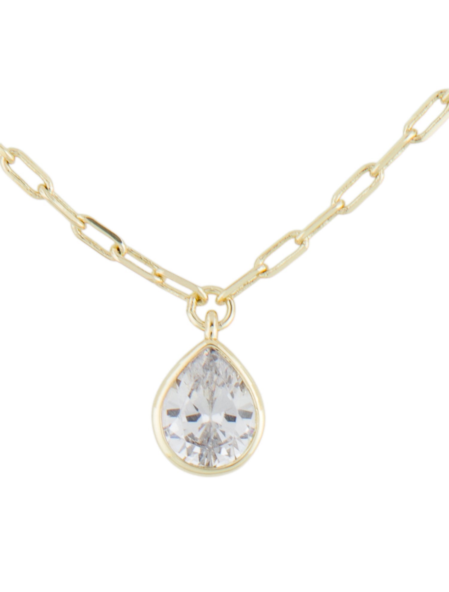 Melinda Maria Crystal "Drop of Perfection" Pendant Necklace