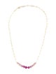 Melinda Maria Ombré Stone Chain Necklace