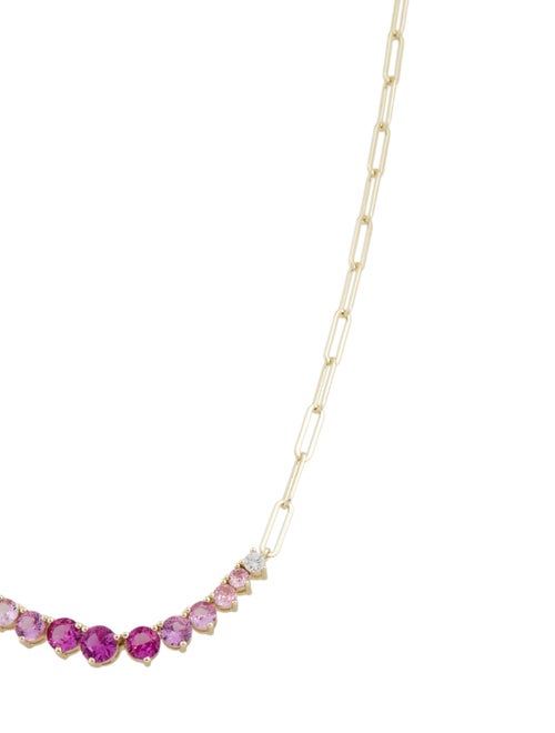 Melinda Maria Ombré Stone Chain Necklace