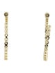 Melinda Maria Crystal Baroness Hoop Earrings