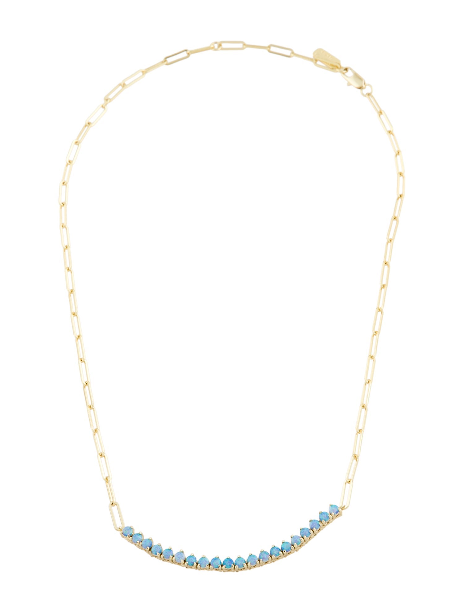 Melinda Maria Not Your Basic Samantha Tennis Chain Necklace