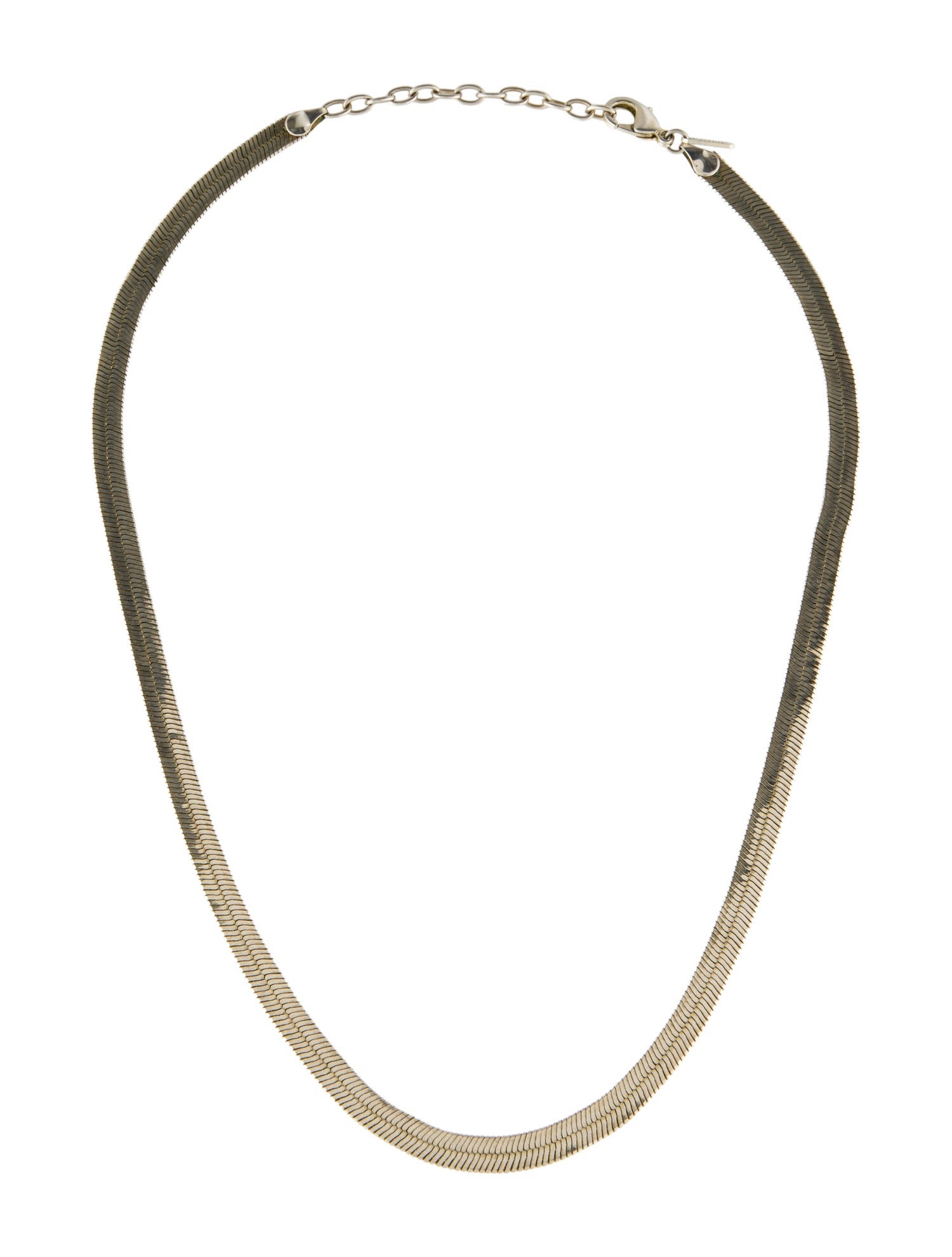 Melinda Maria Herringbone Chain Link Necklace