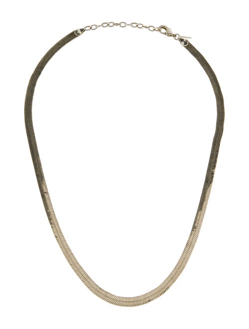Melinda Maria Herringbone Chain Link Necklace