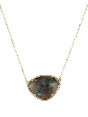 Melinda Maria Stone & Cubic Zirconia Pendant Necklace