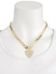 Melinda Maria Julian XL Heart Cuban Chain Necklace