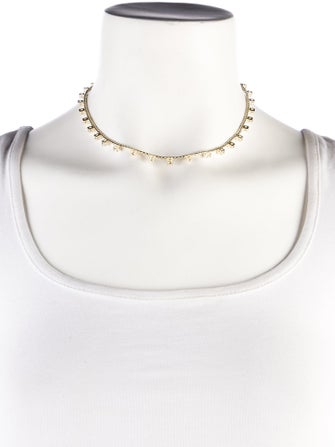 Melinda Maria Crystal Choker Necklace