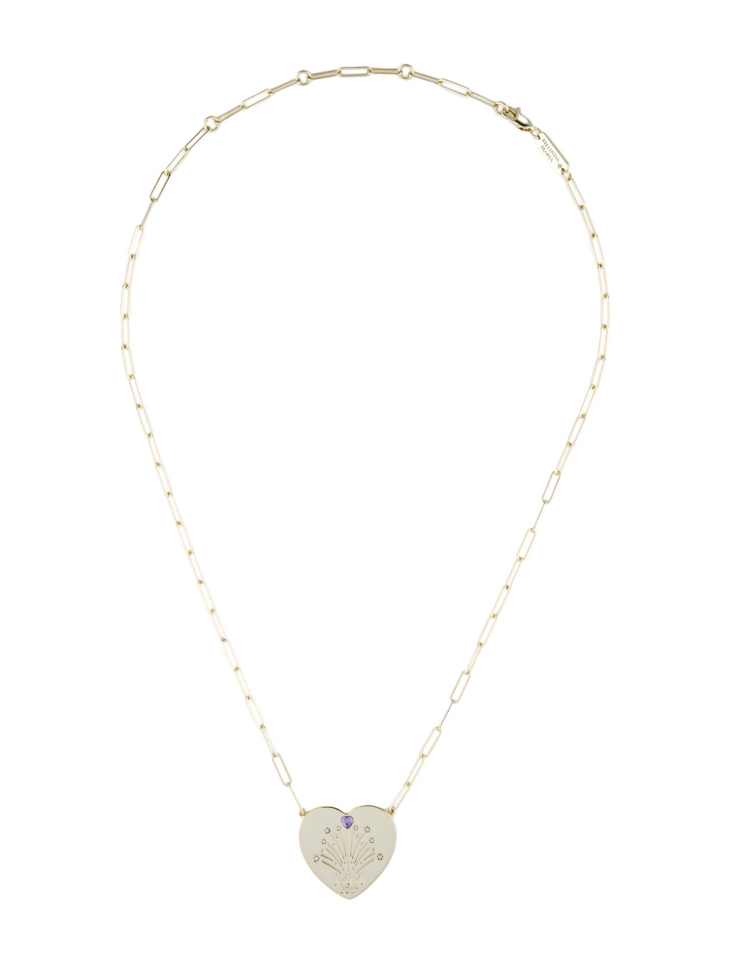 Melinda Maria 20th Anniversary Pendant Necklace