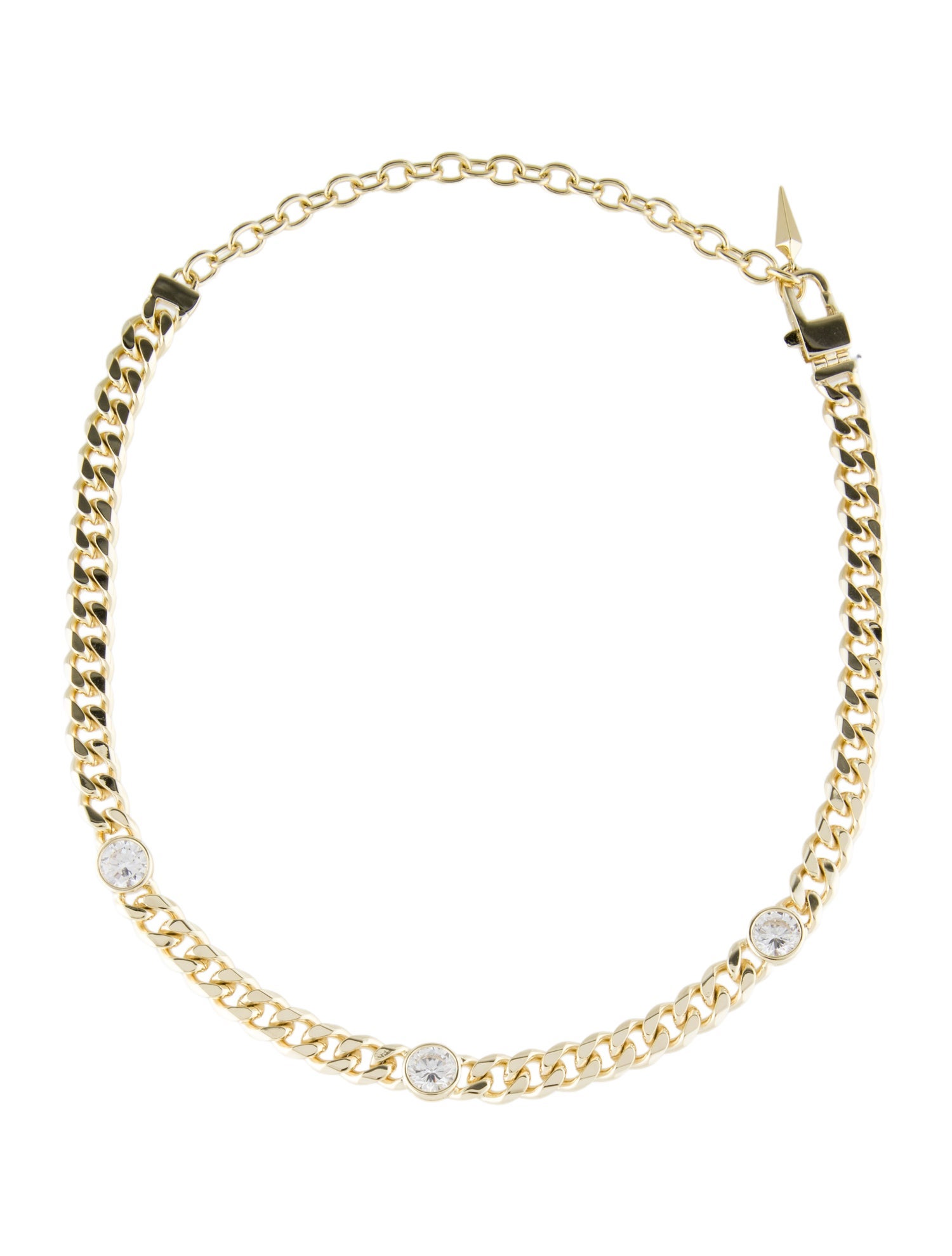 Melinda Maria Cubic Zirconia Julian Chain Necklace