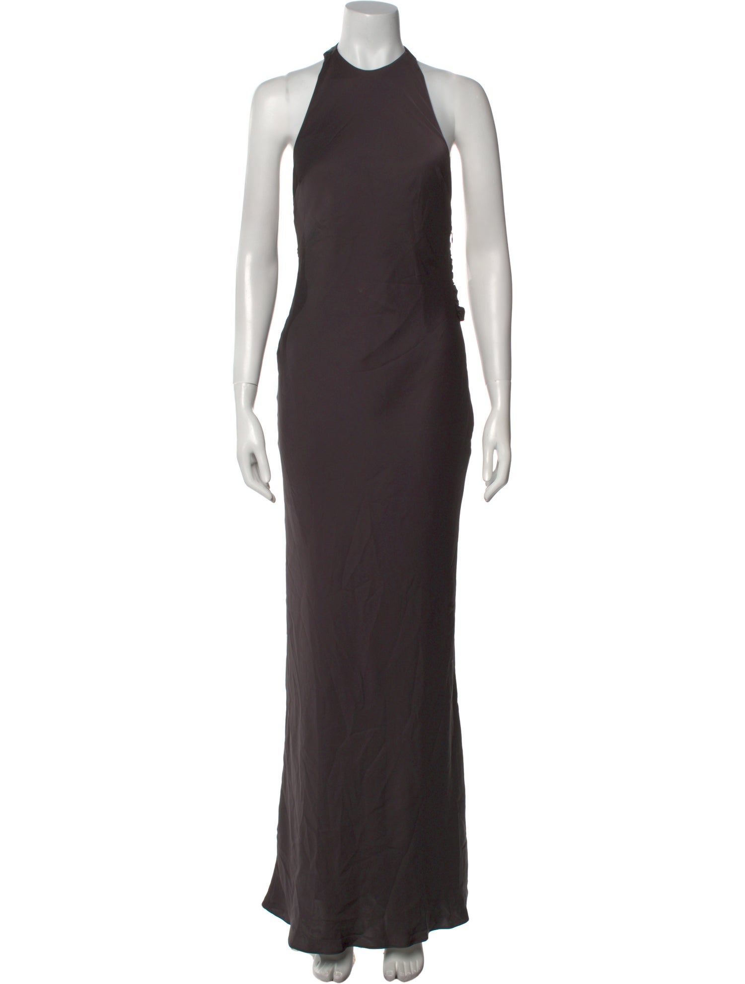 Meshika Halterneck Long Dress