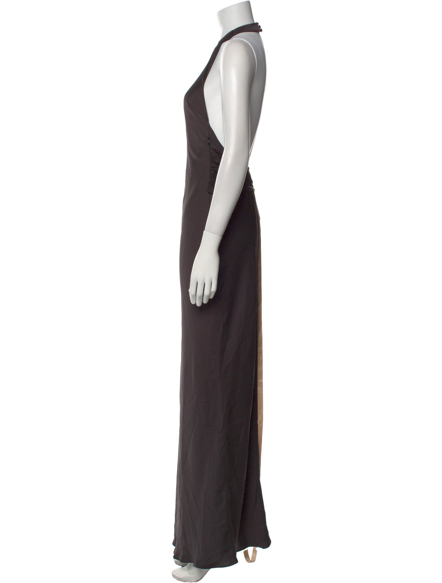 Meshika Halterneck Long Dress