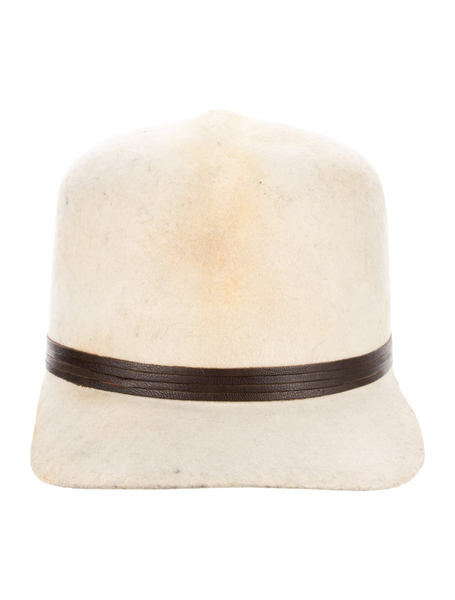 Meshika Felt Baseball Cap With Leather Band