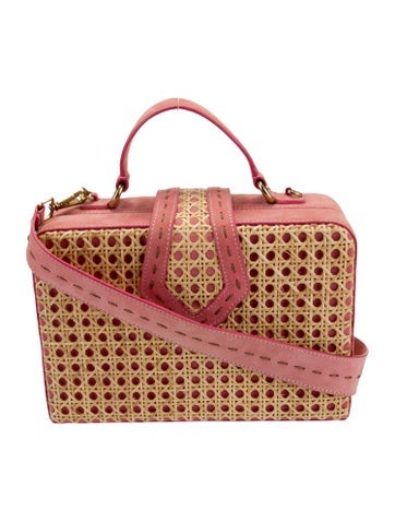Mehry Mu Handle Bags Rattan Top Bag