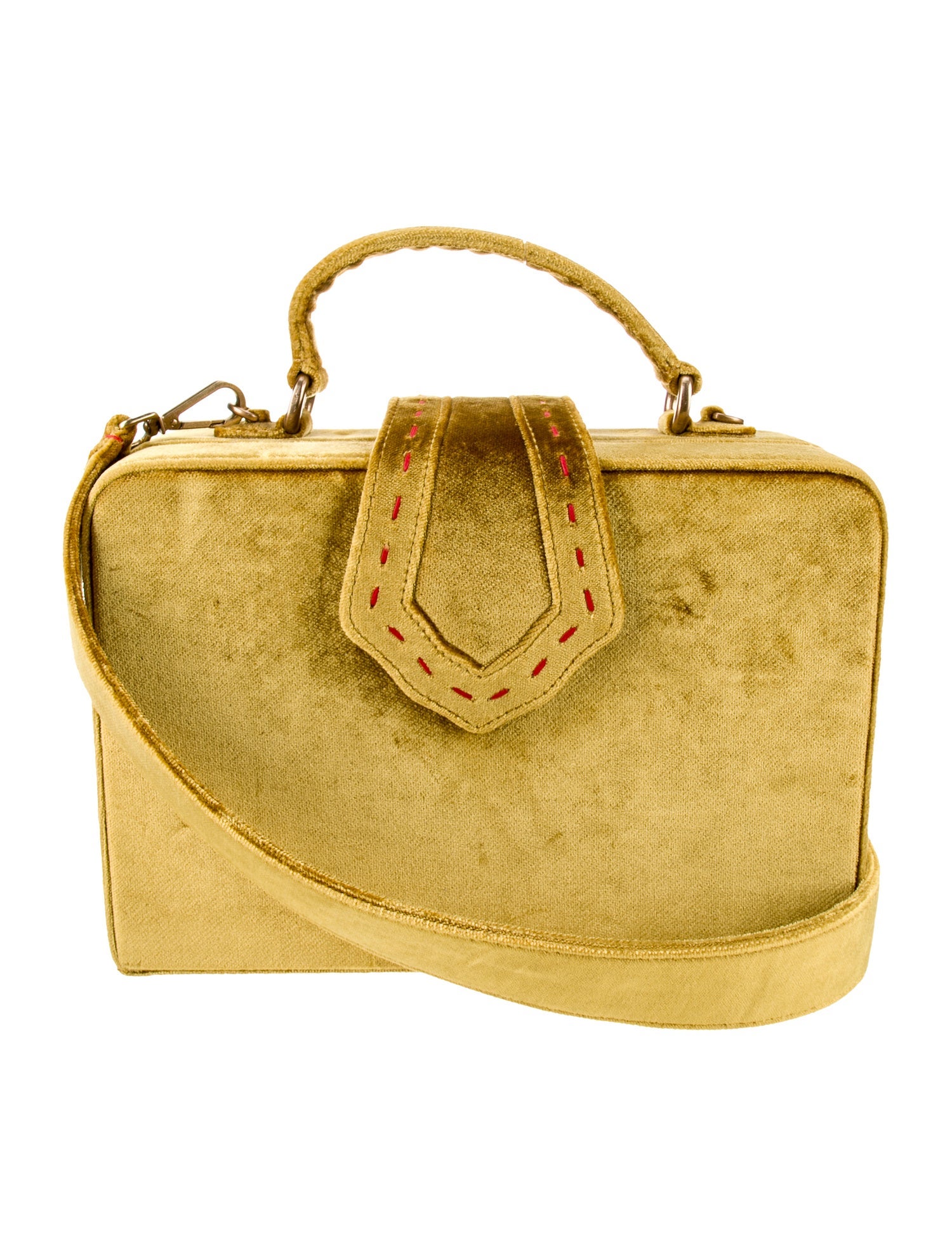 Mehry Mu Velvet Top Handle Bag