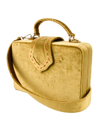 Mehry Mu Velvet Top Handle Bag