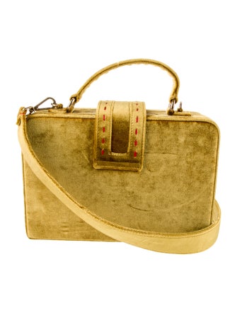 Mehry Mu Velvet Top Handle Bag