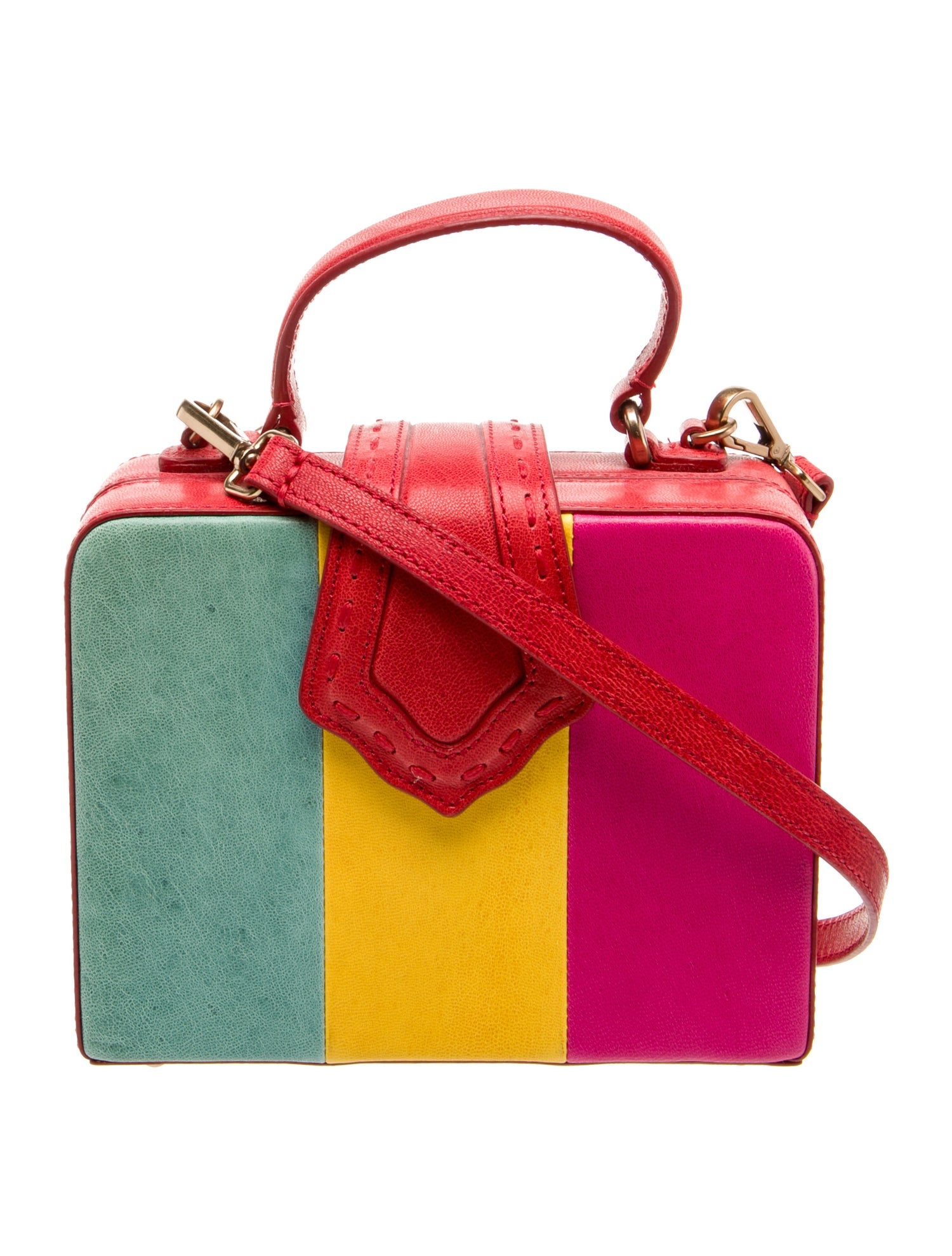 Mehry Mu Leather Top Handle Bag