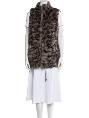 Metric Knit Jackets Printed Vest M