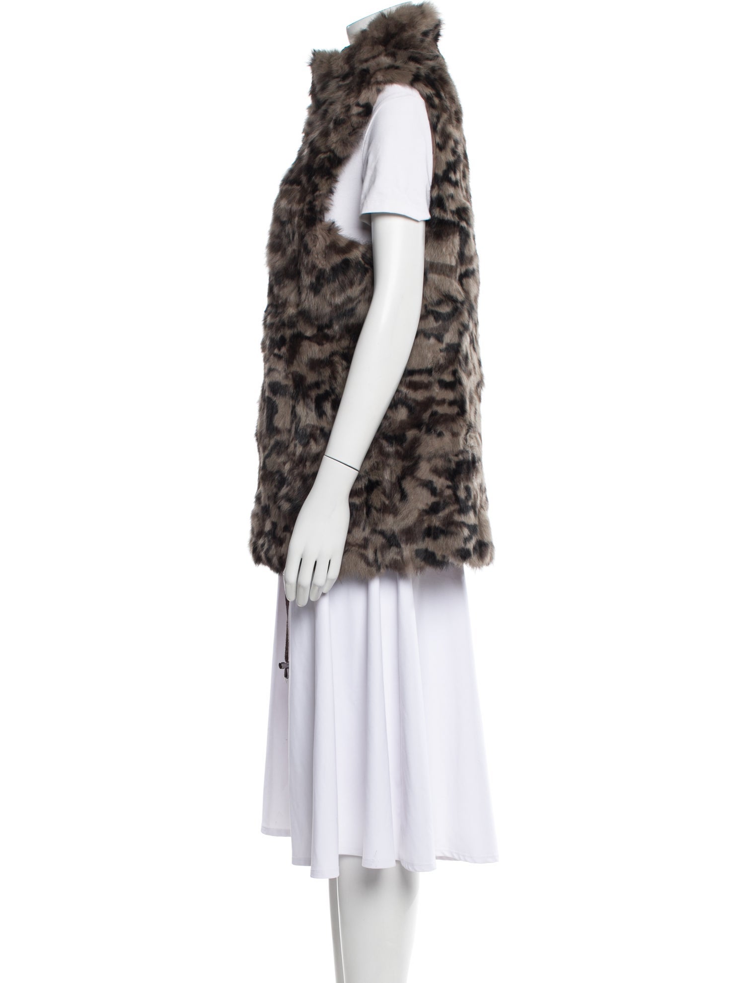 Metric Knit Printed Vest