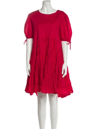 Merlette Bateau Neckline Knee-Length Dress