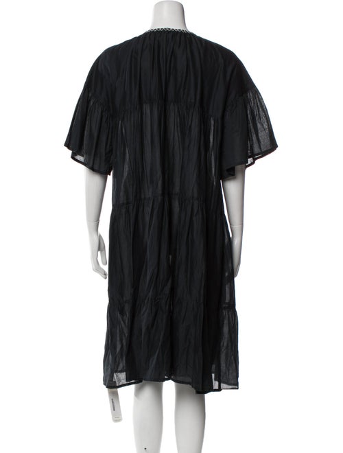 Merlette V-Neck Midi Length Dress