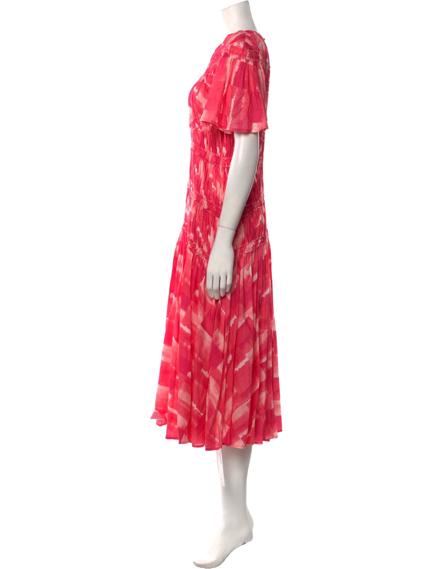 Merlette Printed Midi Length Dress