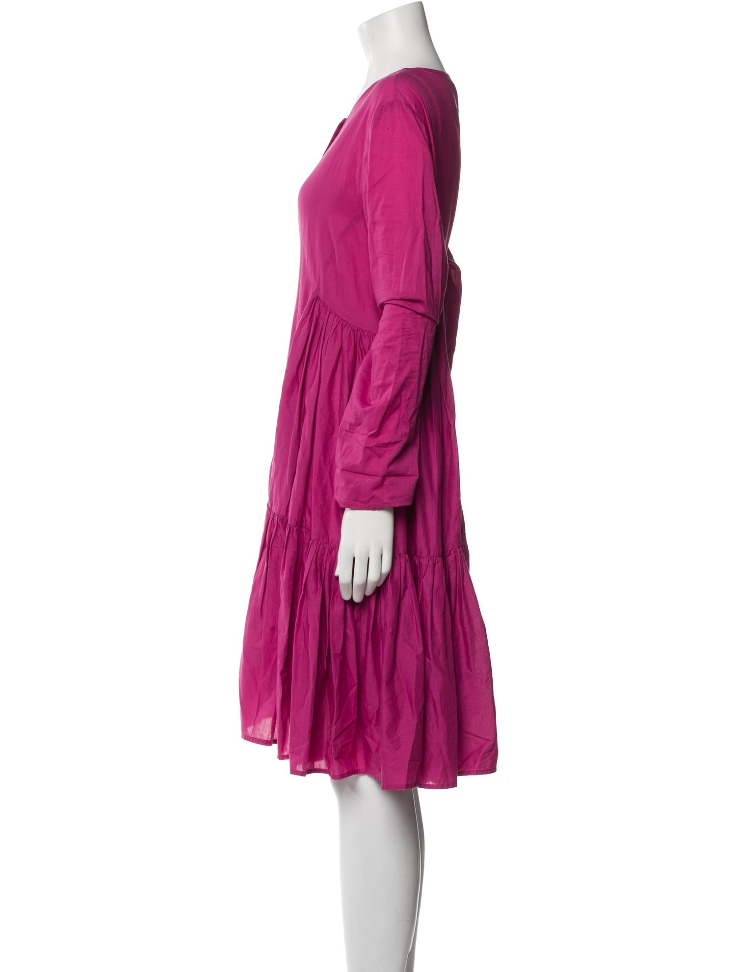 Merlette Crew Neck Knee-Length Dress