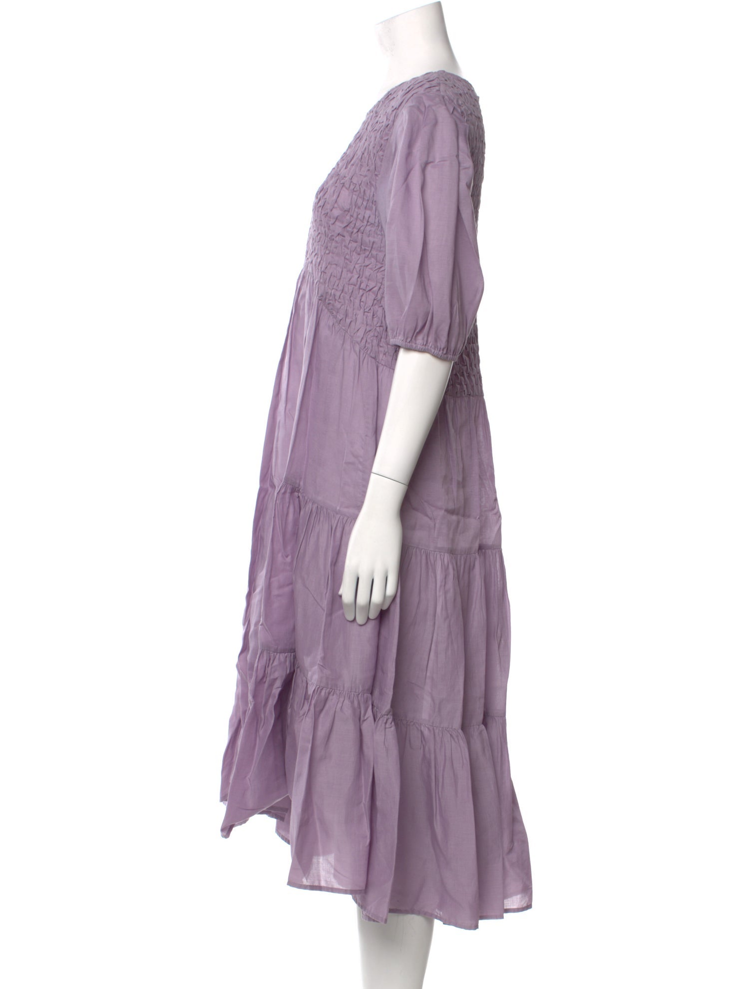 Merlette Scoop Neck Midi Length Dress