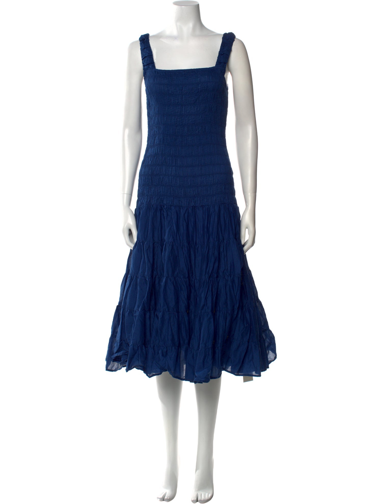 Merlette Square Neckline Midi Length Dress