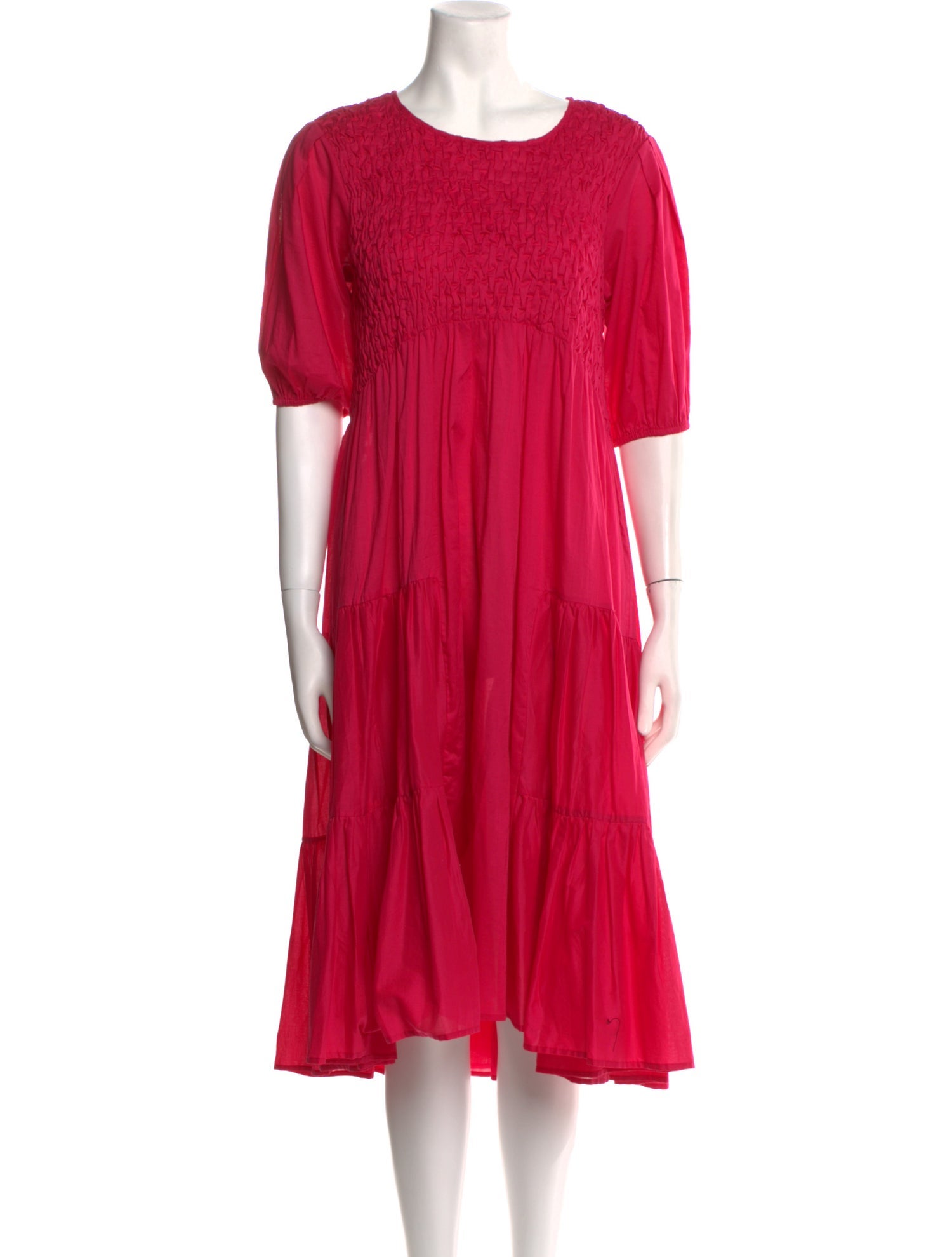 Merlette Scoop Neck Midi Length Dress