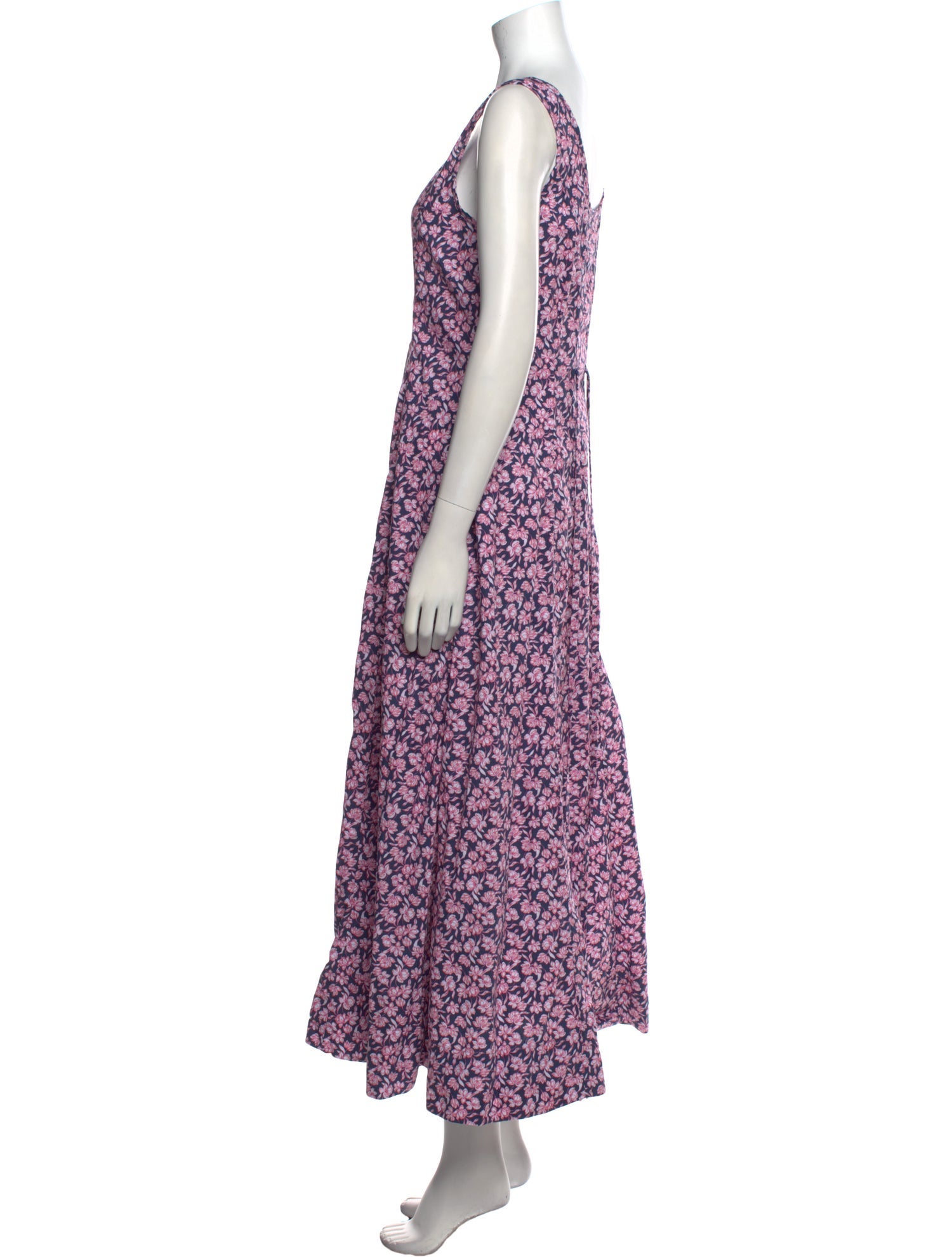 Merlette Floral Print Long Dress