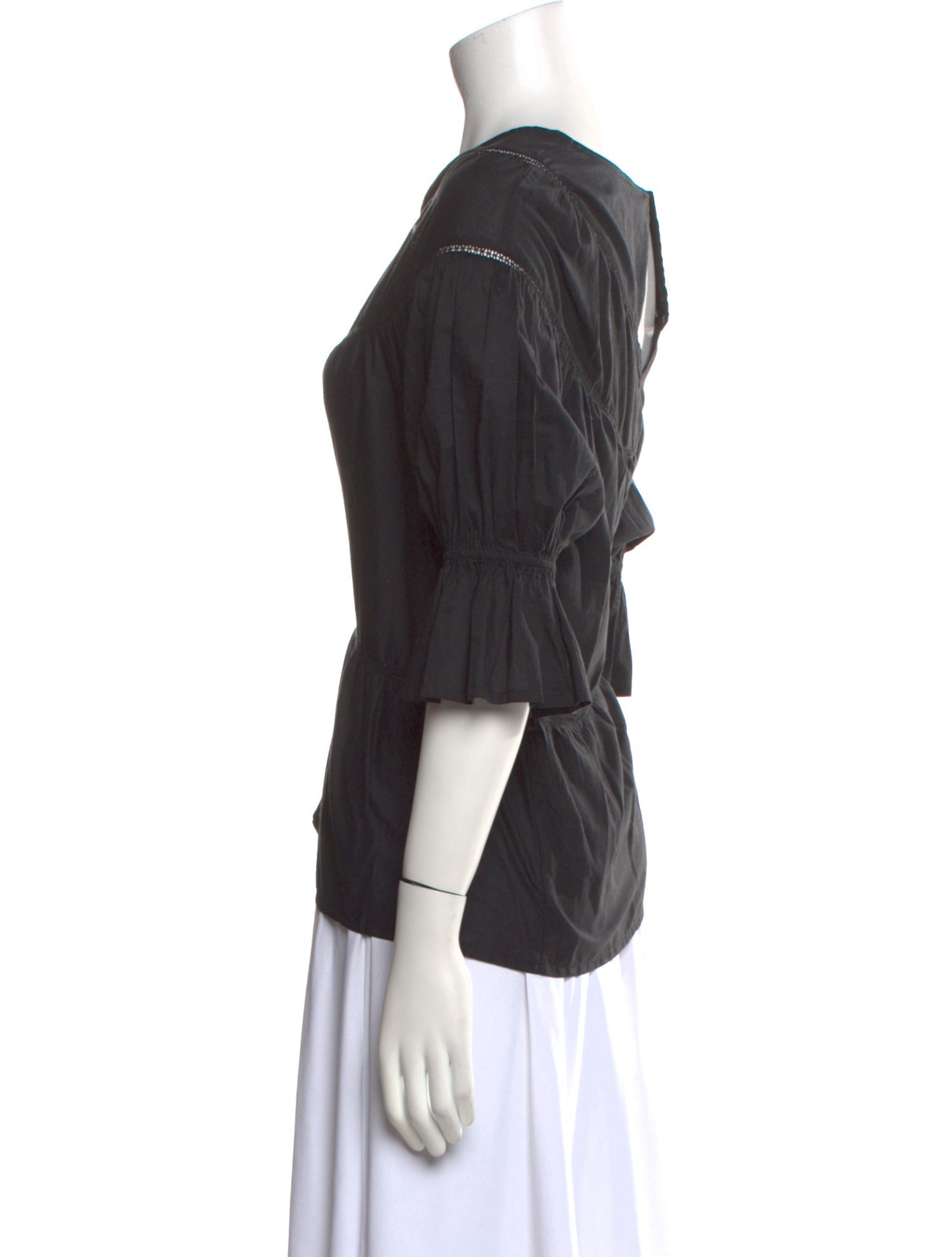 Merlette Off-The-Shoulder Three-Quarter Sleeve Blouse