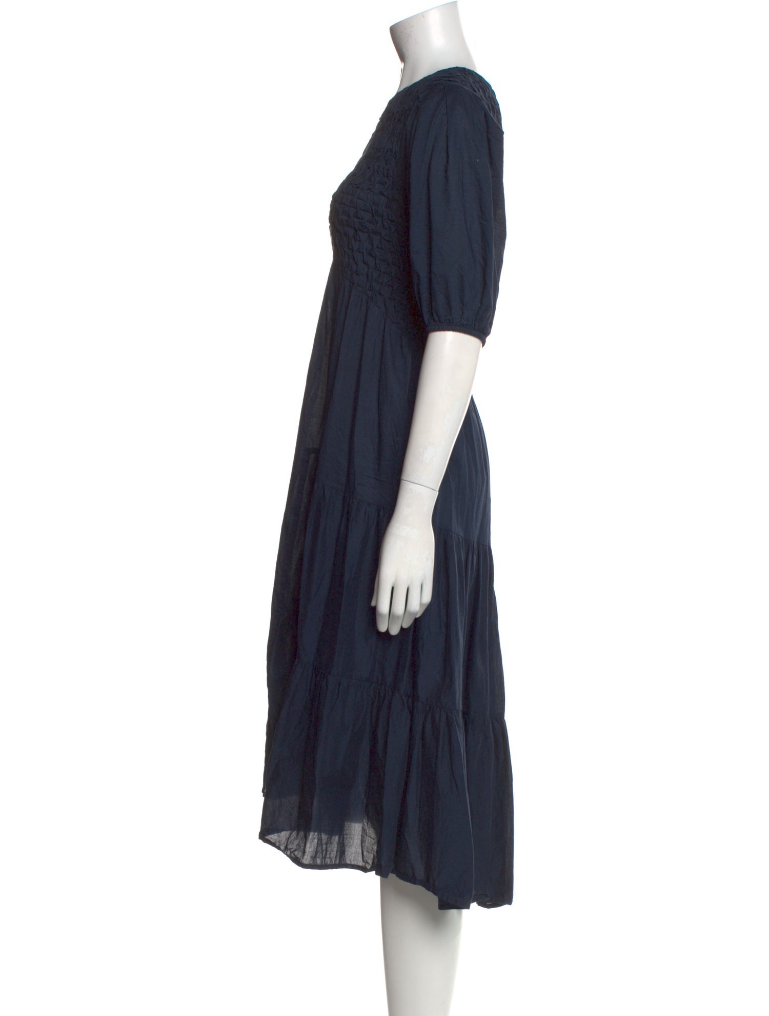 Merlette Scoop Neck Midi Length Dress