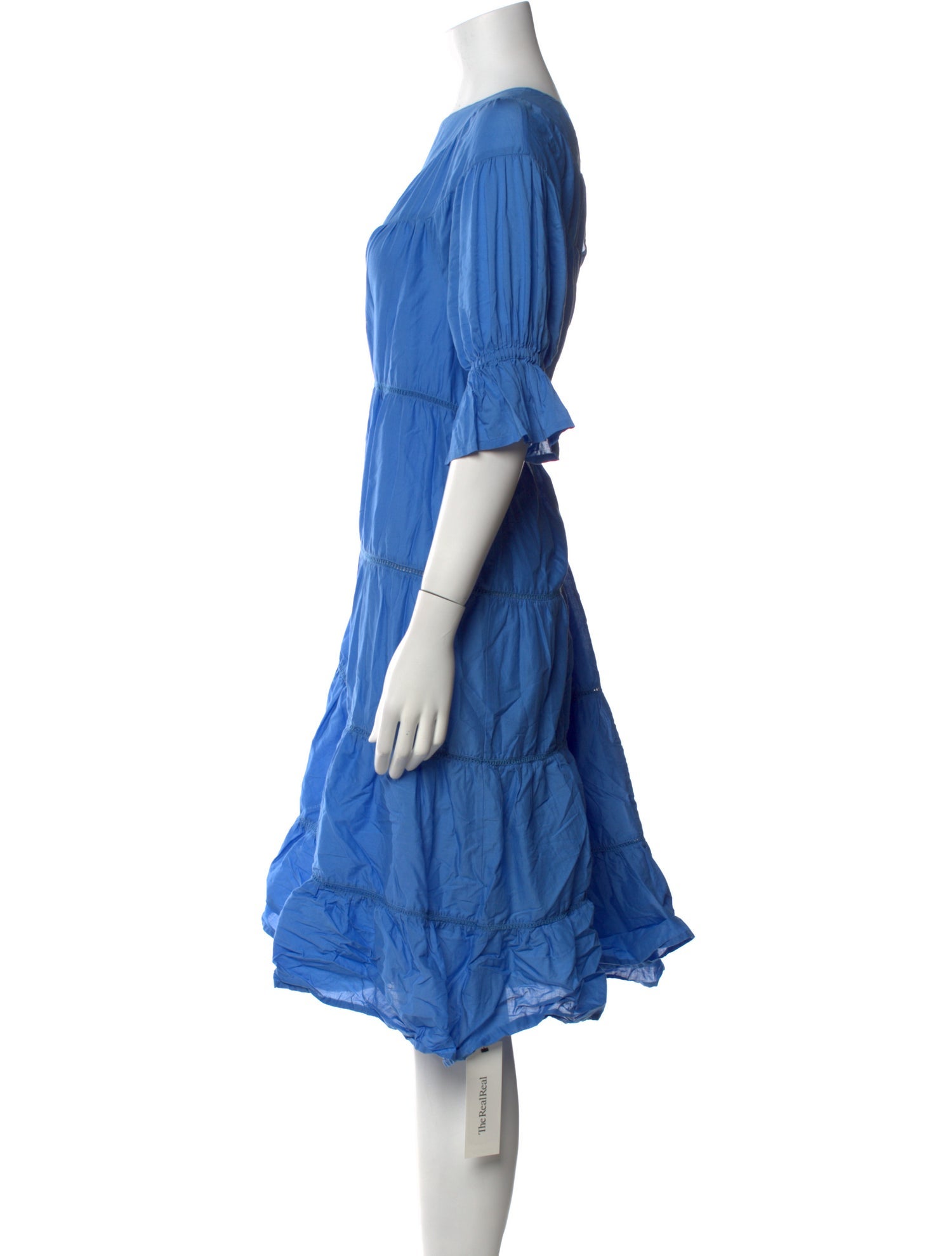 Merlette Bateau Neckline Midi Length Dress