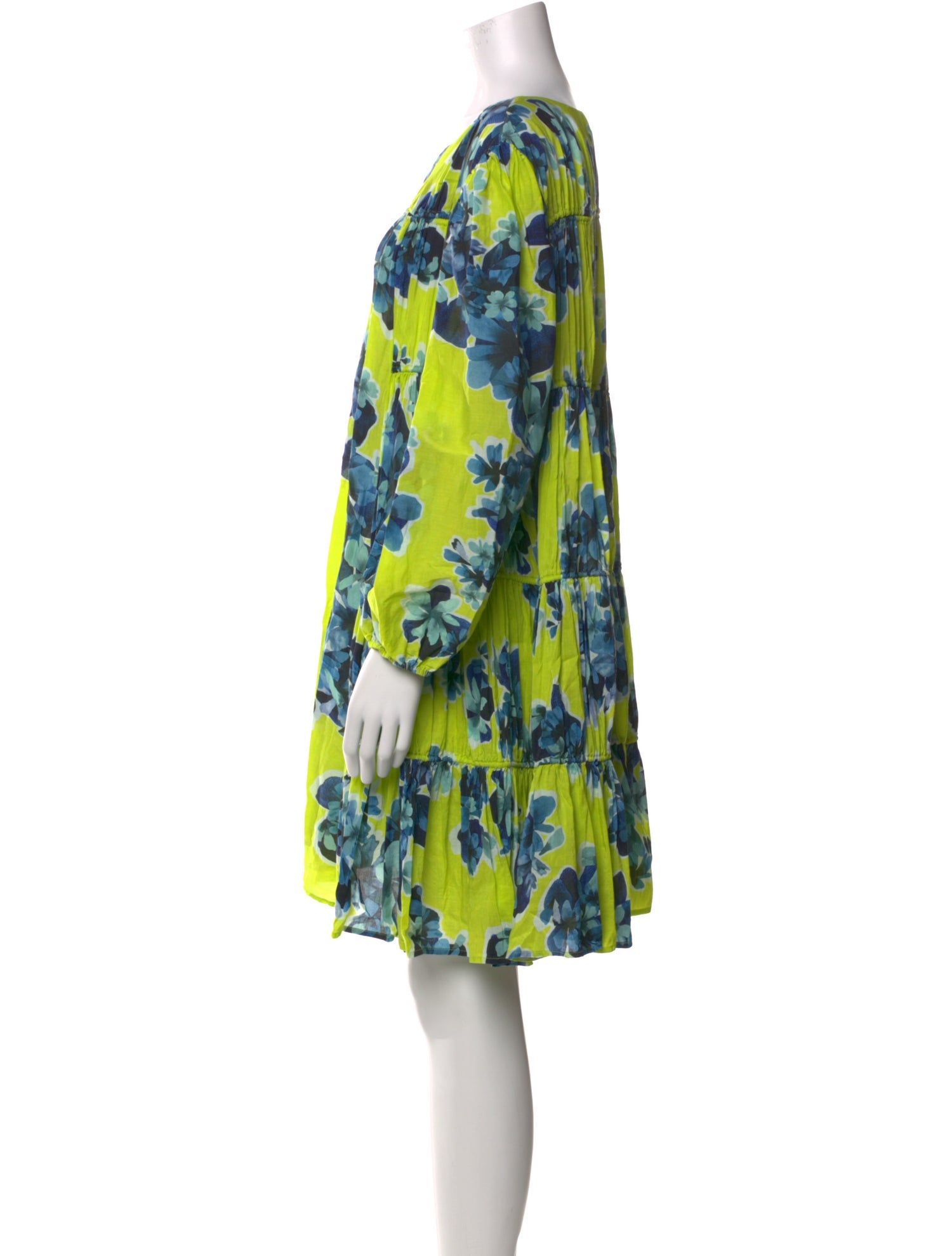 Merlette Floral Print Mini Dress