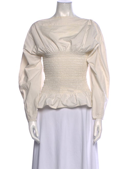 Merlette Bateau Neckline Long Sleeve Top