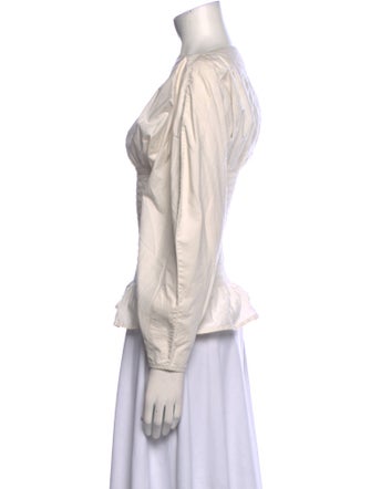 Merlette Bateau Neckline Long Sleeve Top