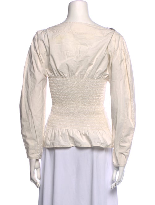 Merlette Bateau Neckline Long Sleeve Top