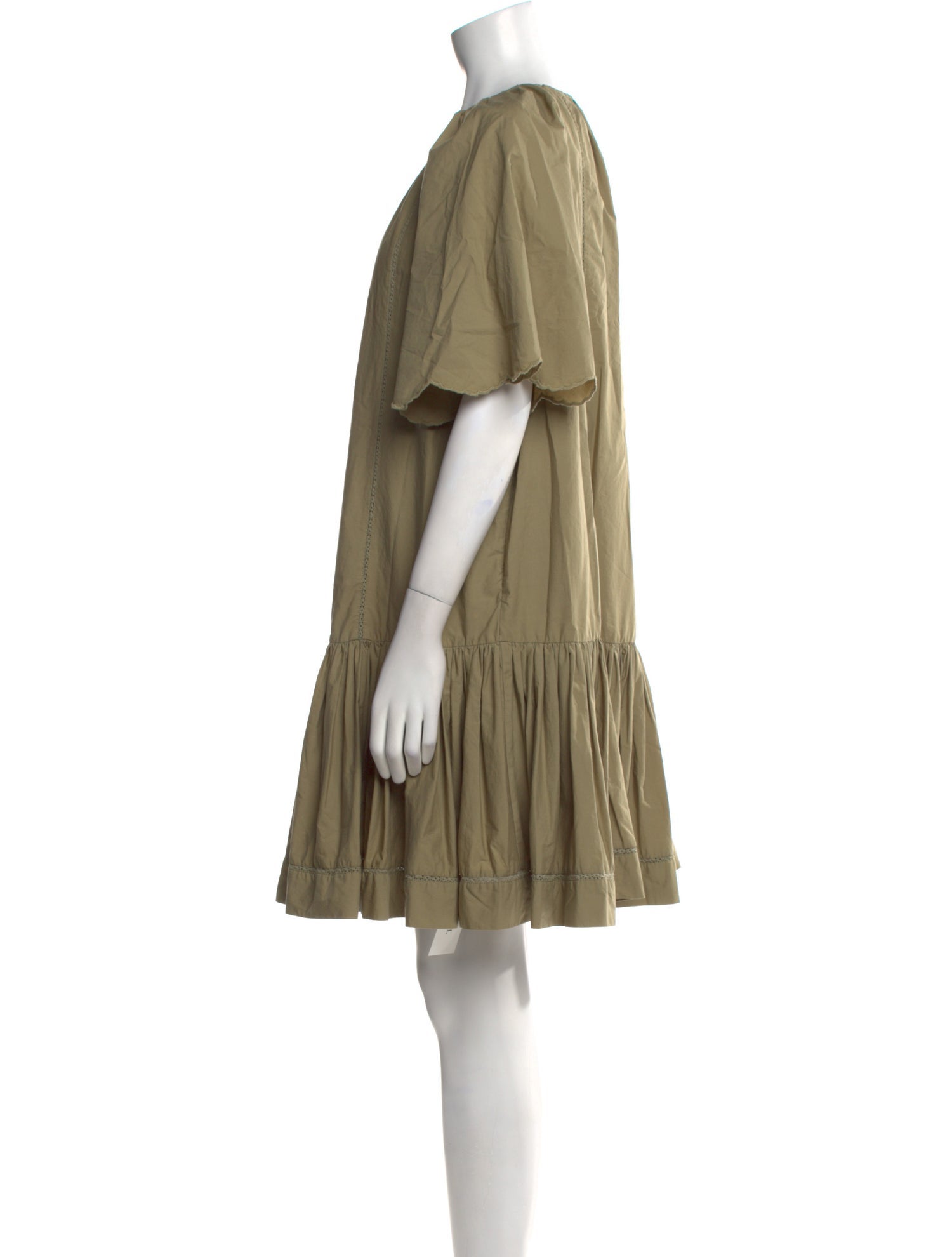 Merlette Scoop Neck Mini Dress