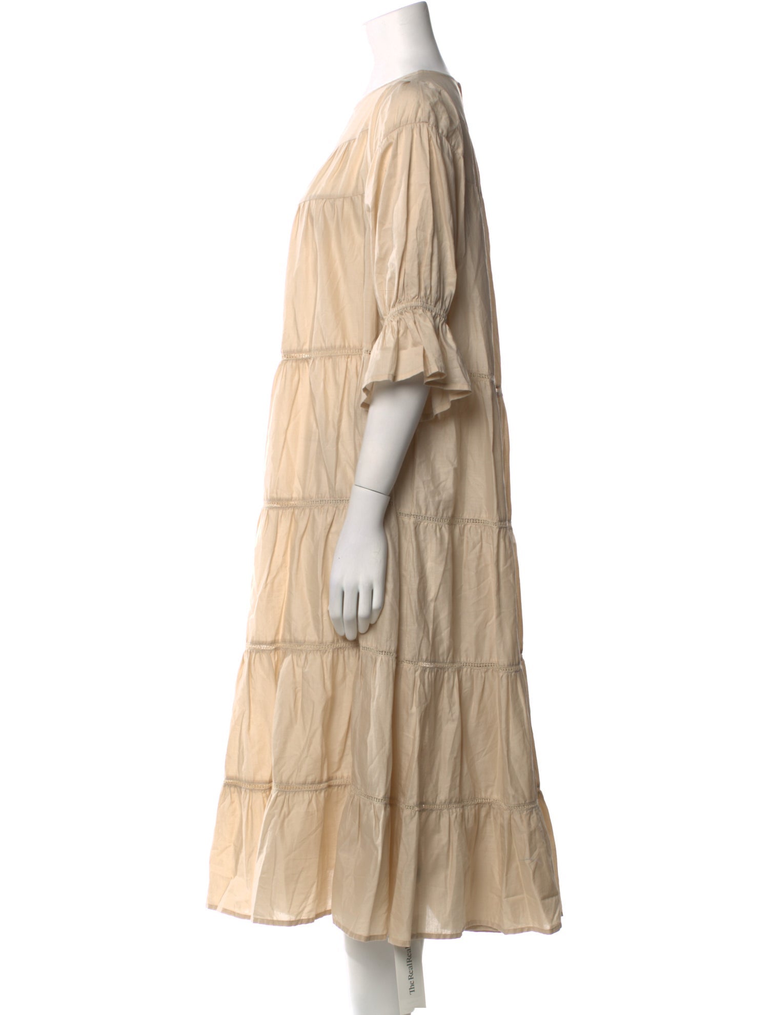 Merlette Bateau Neckline Knee-Length Dress