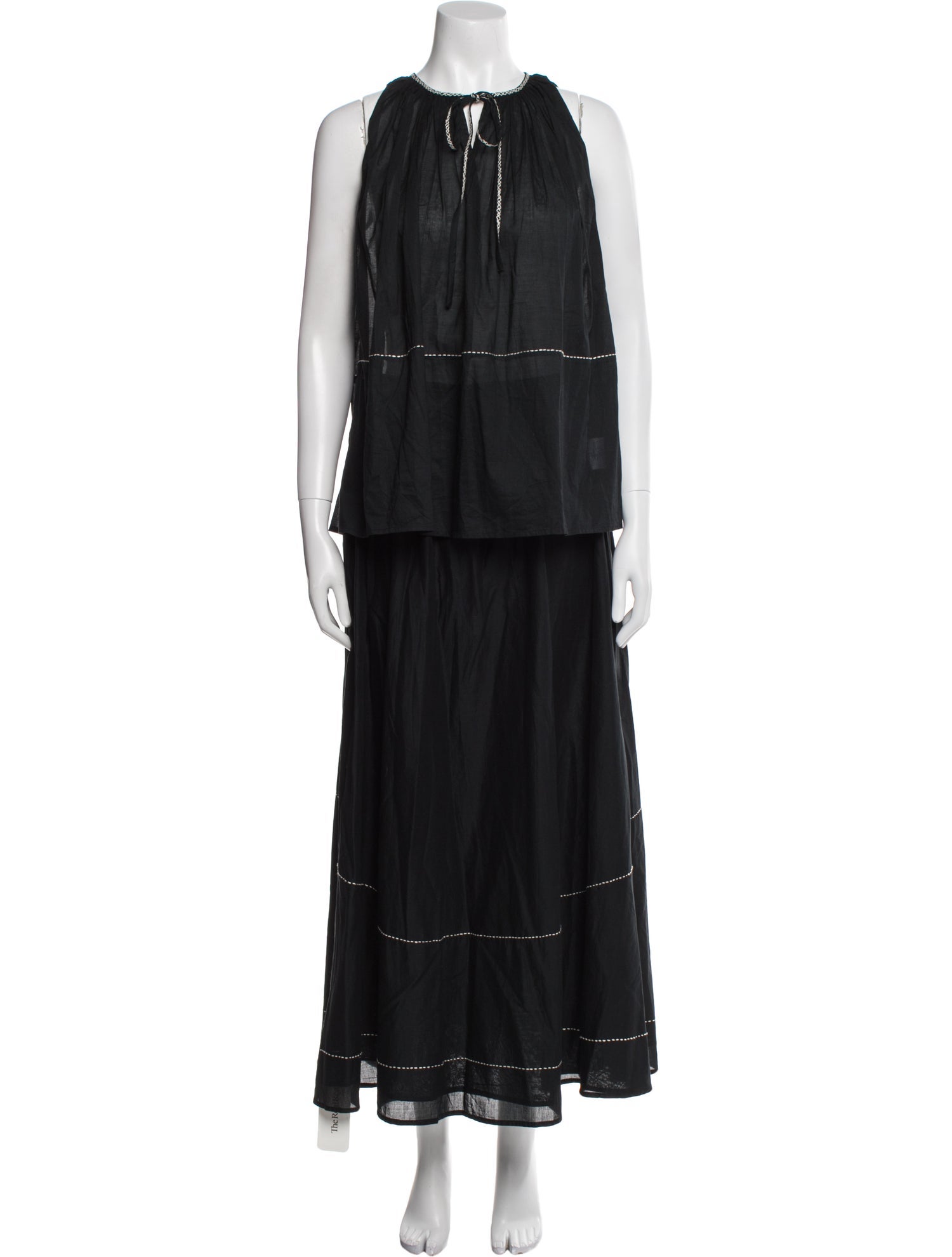 Merlette Embroidered Accent Skirt Set