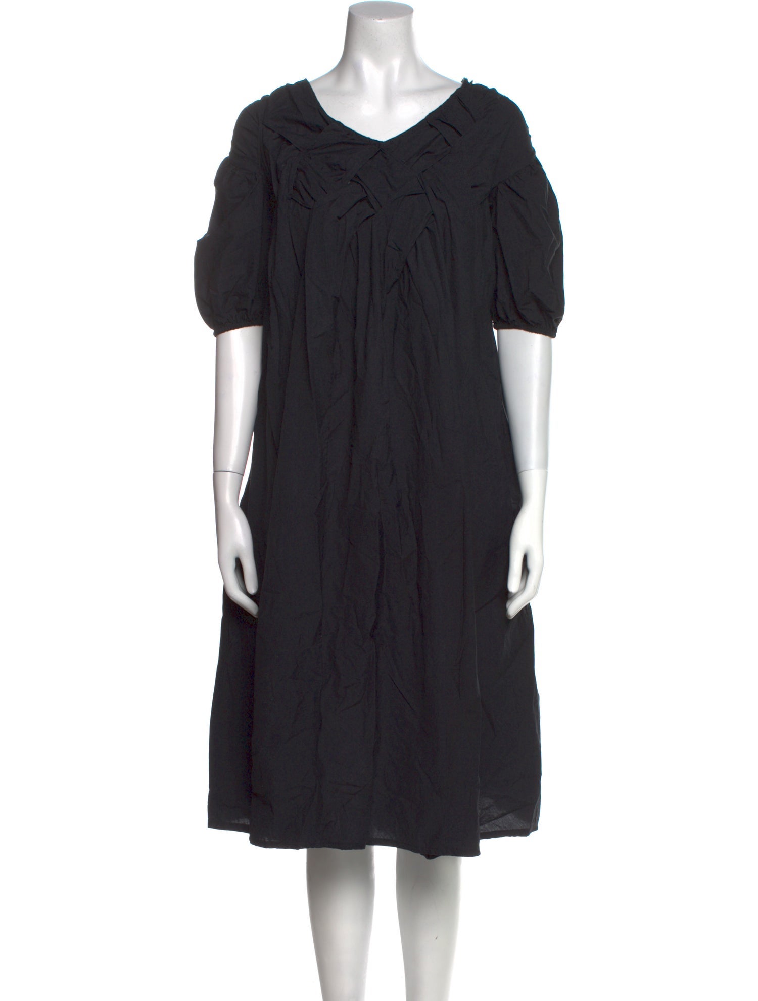 Merlette V-Neck Midi Length Dress