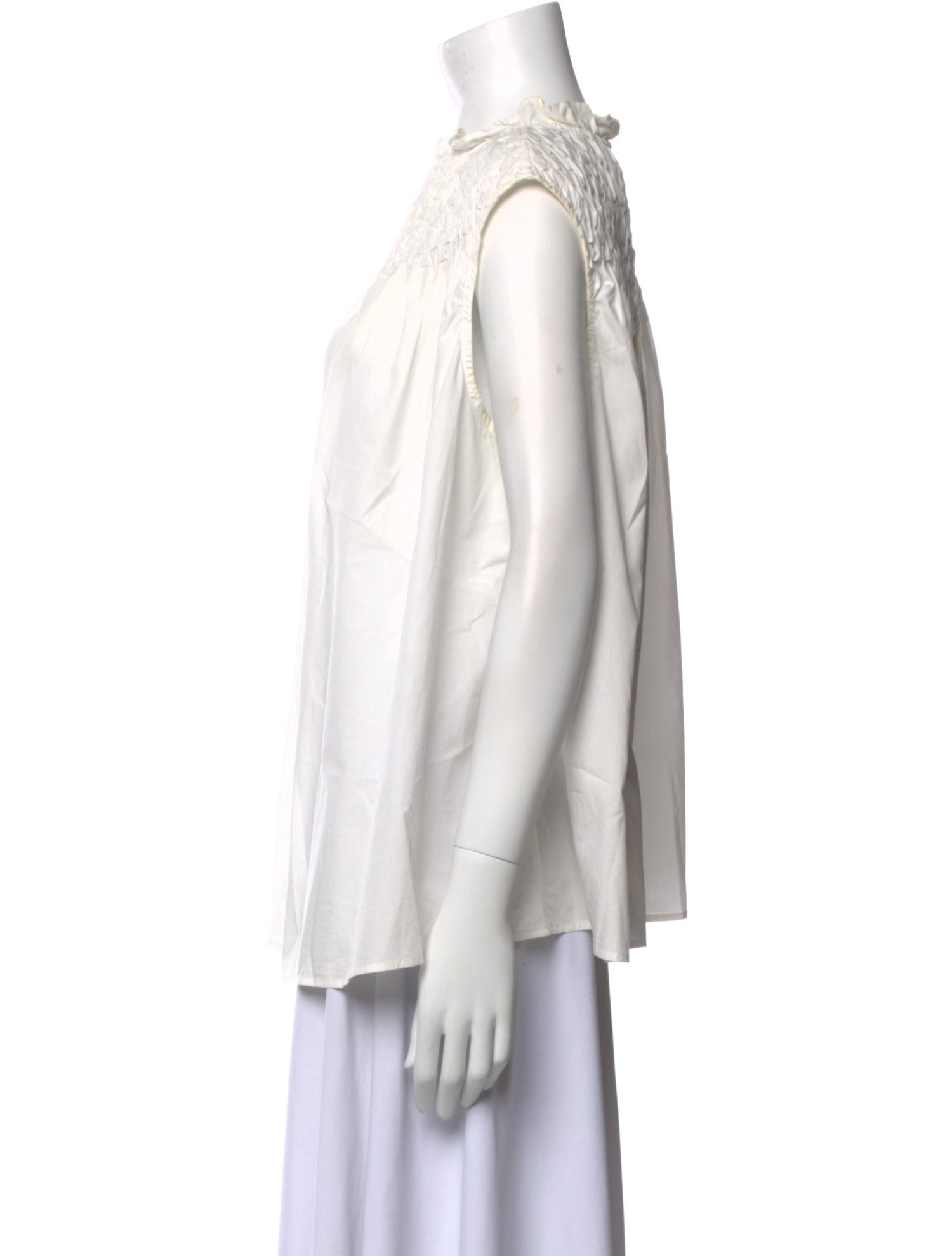 Merlette Crew Neck Sleeveless Blouse