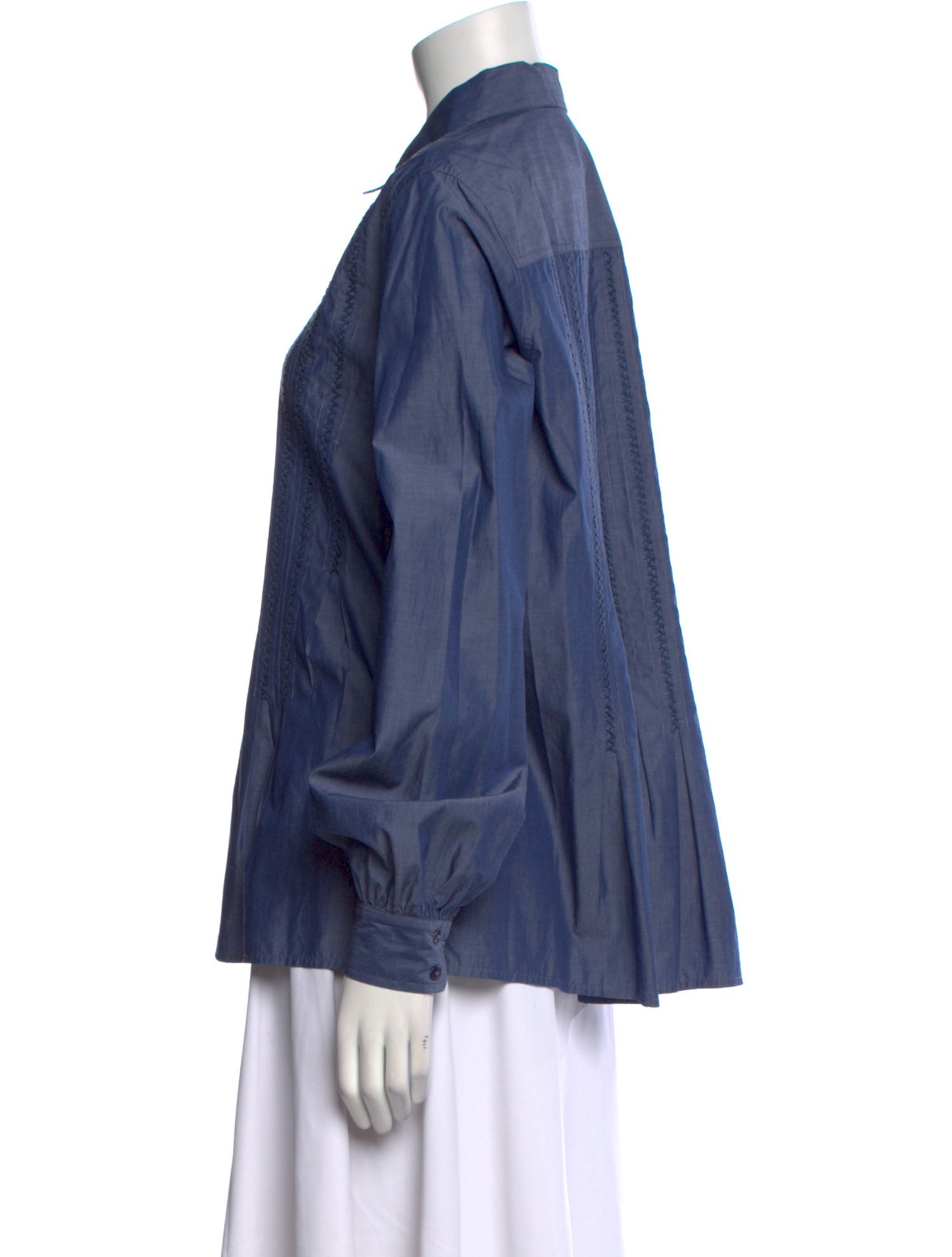 Merlette Long Sleeve Button-Up Top