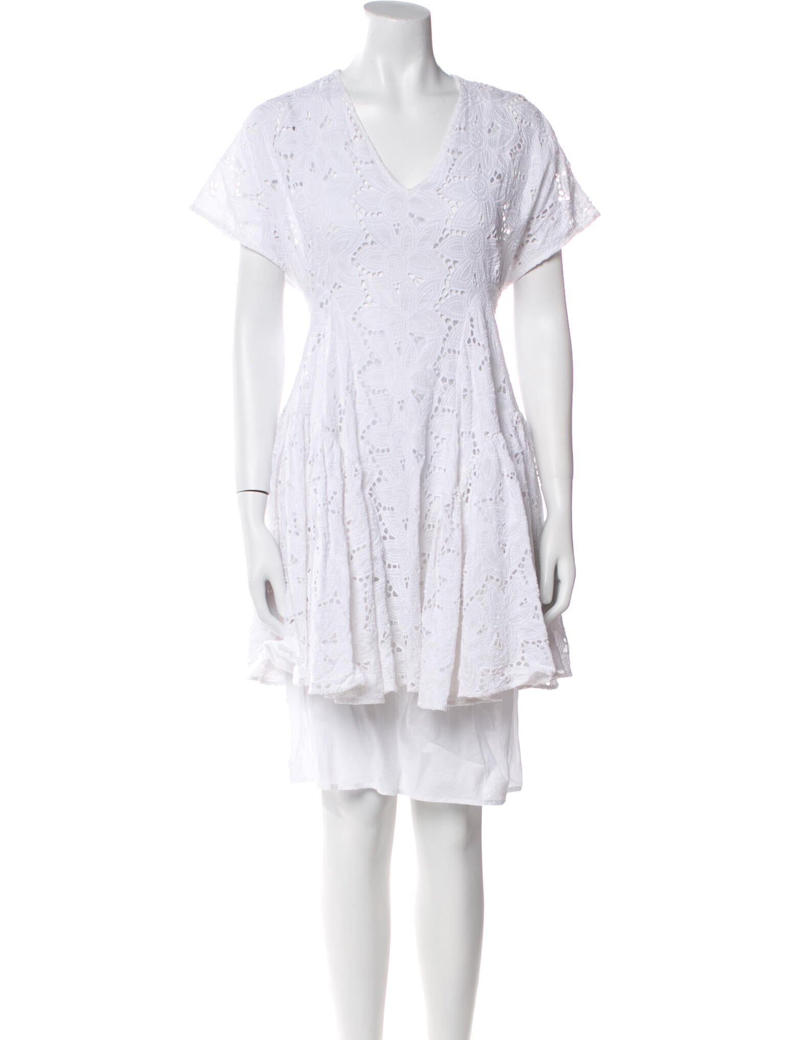 Merlette V-Neck Mini Dress