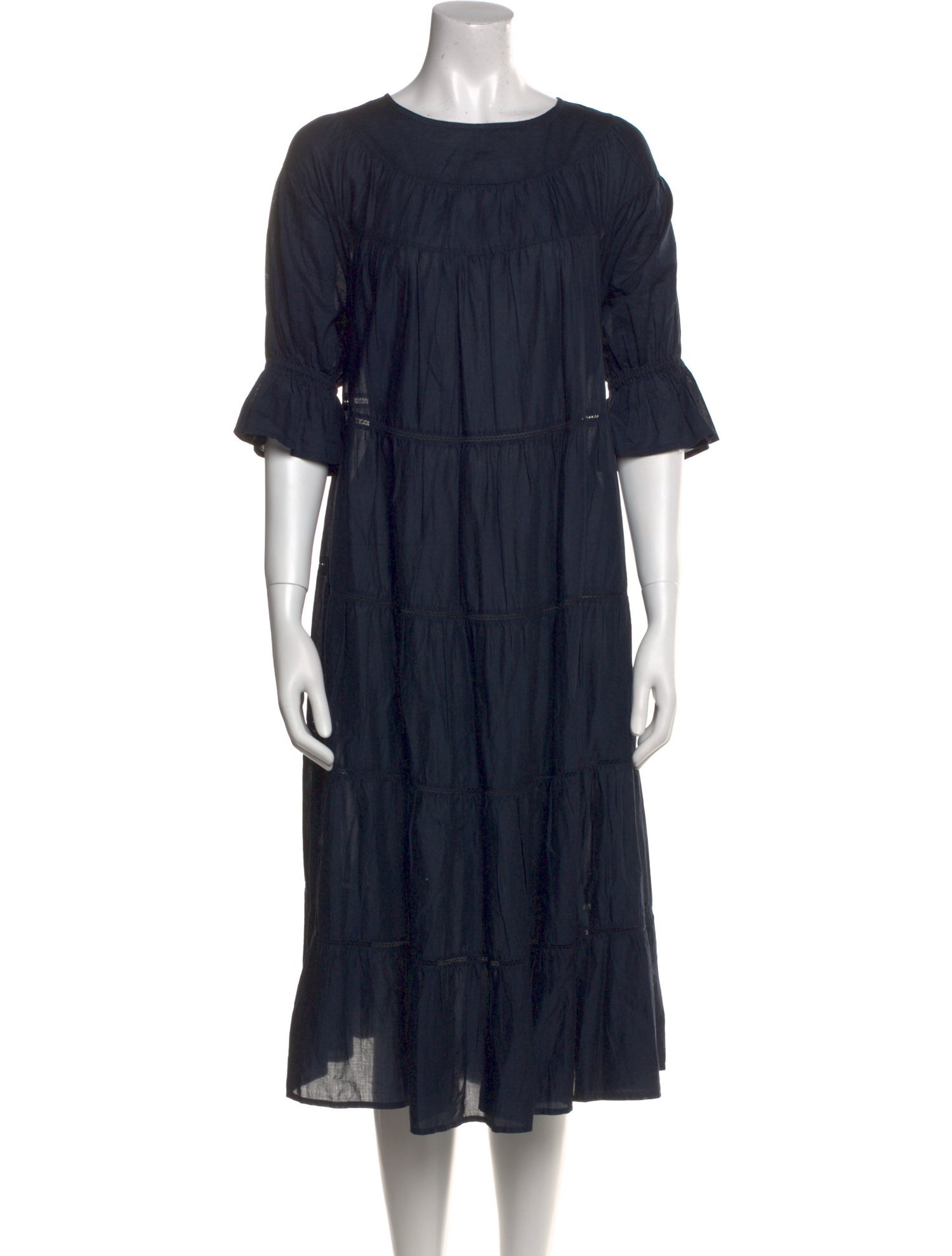 Merlette Scoop Neck Midi Length Dress